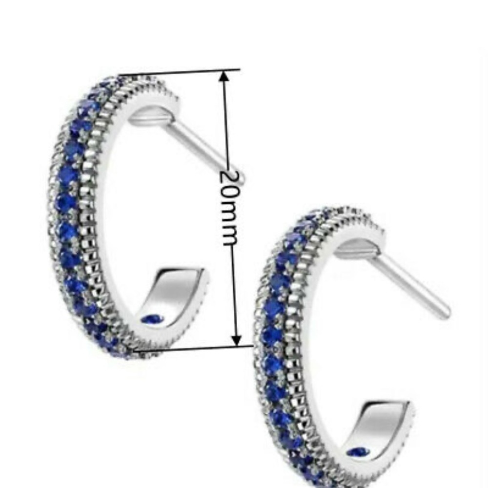 New Sterling silver earrings - Picture 2 of 2
